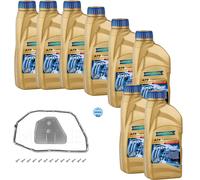 8 L RAVENOL ATF T-WS Olio Getriebo MEYLE Filtro Getriebo per VW Phaeton 3.2 V6
