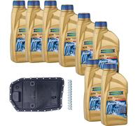 8 L RAVENOL ATF T-WS Set Olio Cambio + Filtro Per BMW X1 E84 xDrive18d