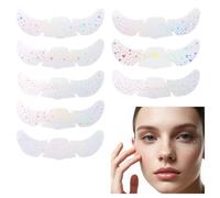 8 Lentiggini glitter,Tatuaggi per il viso con lentiggini,glitter freckles,Macchie temporanee, stelle e puntini sul viso, feste, carnevali