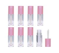 8 Lip Gloss Tubes with Empty Stick, 6.5ml Refillable Lip Gloss Bottle Mini Lipstick Bottle