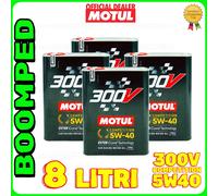 8 LITRI MOTUL 300V COMPETITION 5W40 OLIO MOTORE AUTO RACING 04MO69