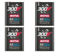 8 Litri Motul 300V Le Mans 20W-60 Olio Motore 100% Sintetico Racing