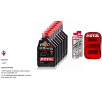 8 Litri MOTUL 8100 Eco-nergy 5W-30 Olio Motore 300ml Pulitore Motore Borsa