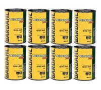 8 Litri Nuovo Bardahl Bardhal Technos 5W40 XVS C3 Olio Motore Auto 100%Sintetico