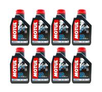 8 LITRI OLIO MISCELA MINERALE MOTUL 100 2T PIAGGIO CIAO VESPA MALAGUTI 08MO11