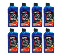 8 LITRI OLIO MIX MISCELATORE ELF MOTO 2 RACER 2 TEMPI NO FUMO 08ET03