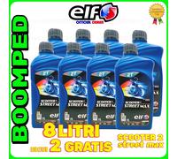 8 LITRI OLIO MIX MISCELATORE ELF SCOOTER STREET MAX 2T MALAGUTI APRILIA 08ET03