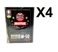 8 Litri Olio Motul 2100 15W50 Semi Sintetico Auto Storiche d'Epoca Dopo 1970