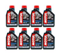 8 LITRI OLIO MOTUL TRANSOIL 10W30 MINERALE CAMBIO FRIZIONE MOTO 2T E 4T 08MO03