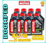 8 LITRI OLIO MOTUL TRANSOIL 10W40 EXPERT SYNT Trasmissione Moto Scooter 08MO02