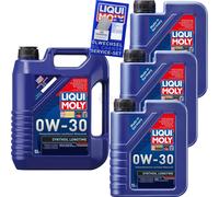 8 Litri Originale Liqui Moly Set Synthoil Longtime Plus 0W-30 Olio Motore