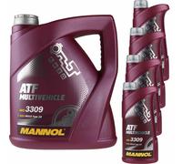 8 Litri Originale MANNOL MN8210-4ME ATF Multivehicle Olio Per Cambio Automatico