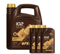 8 Litri PEMCO 102 SAE 20W-50 Olio Motore API SL/CF Engine Oil