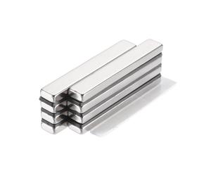 8 Magneti rettangolari per ufficio/frigo (60x10x5mm)