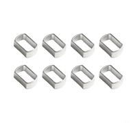8 manicotti di conversione per mulinello da pesca, 8 x 5 mm a 7 x 4 mm, in lega di alluminio, accessori per la modifica e la riparazione di mulinelli da pesca