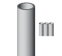 8 Metri Tubo Rigido Canalina Passacavi D25mm, 4 Pezzi da 2 Metri, Per Impianto Eletttrico, Uso Interno e Esterno, Colore Grigio In PVC (4 Pezzi D25mm)