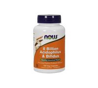 8 miliardi di Acidophilus e Bifidus 120 capsule vegetali Now Foods