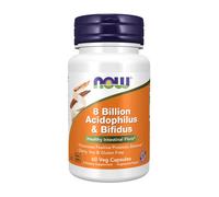 8 miliardi di Acidophilus e Bifidus 60 Capsule Vegetali Now Foods
