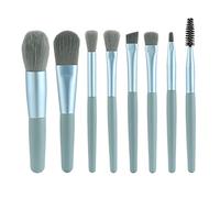 8 mini pennelli for il trucco, set di pennelli for il trucco portatili con setole morbide, strumento di bellezza, pennello for il trucco, pennello for il fondotinta(D)