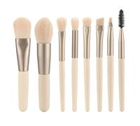 8 mini pennelli for il trucco, set di pennelli for il trucco portatili con setole morbide, strumento di bellezza, pennello for il trucco, pennello for il fondotinta(Black)