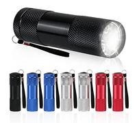 8 mini torcia: torcia a LED per bambini per il compleanno dei bambini, torcia impermeabile in alluminio, piccola per attività all'aperto, campeggio, escursionismo, caccia, zaino in spalla, pesca,