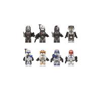 8 minifigure Clone Wars Bad Batch Capitano Rex Comandante Cody