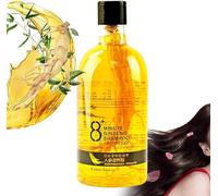 8 Minute Ginseng Shampoo - 400ML Ginseng Extract Root Nourishing Shampoo, Botanical Extracts Gently Nourish Hair,Anti-Hair Loss Shampoo for Stronger, Thicker, Longer Hair