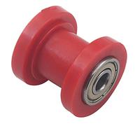 8 mm da 10 mm a trazione a motore Guida a rulli Testizzante Tessioner Pulley compatibile con motociclici motocross bici bici ATV CRF CR XR Modelli(Red 10mm)