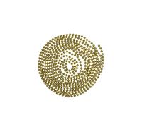 8 MM Perle D'oro Elettroplate Ghirlanda Di Catene Perline Catena Decorative