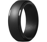 8 mm popolare camuffamento argento nero uomini silicone fresco anelli donne gomma matrimonio sport ambientali # 11 Bel processo