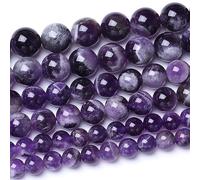 8 mm viola sogno pizzo ametista rotonda sciolto naturale gemma di cristallo energia pietra per la creazione di gioielli fai da te braccialetto collana