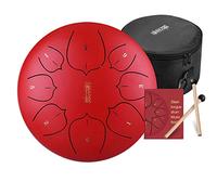 8 note D Tasti D Thumue Thumue Drum per adulti e bambini, Astrumento a percussione a mano per meditazione personale, yoga, prestazione stradale, Zen (10 pollici) (Color : K)