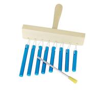 8 Note Portatile Vento Chimes Strumento Con Manico In Legno Carillon Musicale Per Pratica Musicale E Esibizioni Sul Palco