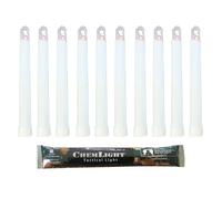 8 Ore 15.2cm Militare Chemlight (15cm) Bianco Bastoncino Luminoso (Cyalume Marca