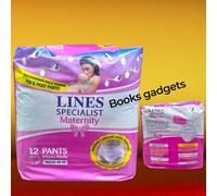 8 Pacchi (96 Mutandine TG.M 40-44) Lines Specialist Maternity Pants Post-Parto