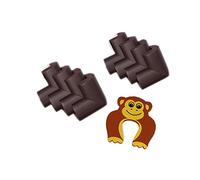 8-Pack protezioni d'angolo con 1-Pack Porta Stopper- Premium angolo bordo Protector - Tabella Mobili Letto bambino di correzione Cuscino protezioni d'angolo Bumpers - Non tossico e la sicurezza dei