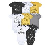 8 pack Short Sleeve Onesies Bodysuits Set di t shirt per neonati e bambini