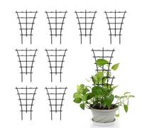 8-Pack Stackable Indoor Plant Pot Trellis, Vertical Climbing Support For Vines, Tomatoes, Peas And Flowers, Small Garden Herb Stakes, Potted Plants, Indoor Container Garden