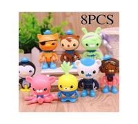 8-pack The Octonauts Animal Figures Octo Crew Pack Playset Action Figures Toys Kids