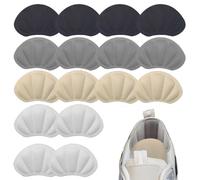 8 paia Cuscini per Tallone, Tallone Cuscino,impediscono ai talloni di sfregare e scivolare,cuscinetti per il tallone,Migliorare la vestibilità,contro scivoli e bolle,Protezione traspirante per tallone