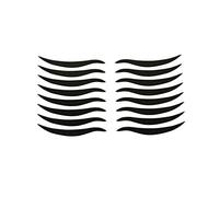 8 paia di adesivi per occhi neri Sexy doppio nastro temporaneo per palpebre Occhi Strumenti per trucco cosmetico Creativo e utile Clever design