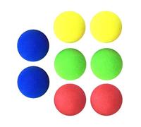 8 palline in schiuma, softball, da beach ball, da giocoliere, piccole palline softball, per bambini, diametro 6 cm, adatte per giochi e attività interne ed esterne