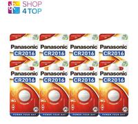 8 PANASONIC Cr2016 Litio Alimentazione Batterie 3V Cella Moneta Bottone 1Bl Exp