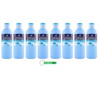 8 panni per il corpo Felce Azzurra Bagnodoccia, muschio bianco, profumo inconfondibile, idrata la pelle 650 ml + portachiavi Beni Culinari