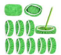 8 Panni per Pavimenti Swiffer, Panni Lavapavimenti Riutilizzabili 25,4 X 11,5 Cm, Scopa Bagnati per Swiffer Sweeper Dust Mop, Panno Lavabile per La Pulizia di Pavimenti Duri, Pavimenti In Legno, Mocio