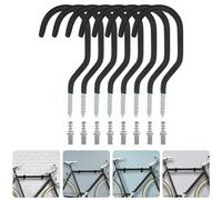 8 Pcs Appendi Bicicletta Da Muro Ganci Per Gancio Montaggio Parete