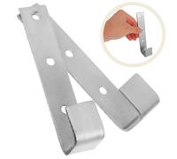 8 Pcs Attacca Asciugamani Bagno Porta Supporto Per Tende Da Parete