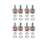8 Pcs B50K 50K Ohm 6 Terminali Potenziometri Rotativi A Cono Doppio Lineare