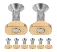 8 Pcs Bulloni E Dadi in Ottone Elemento Fissaggio Sostitutivo Per Mobili