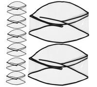 8 Pcs Cappello Da Pioggia Tettuccio Parapioggia Copertura Antipioggia